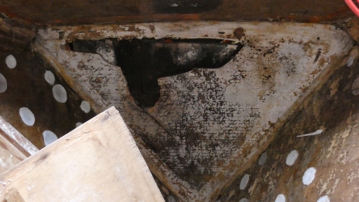 Anchor Chain Locker Before Inside View