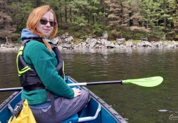 Canoeing Llyn Geirionydd