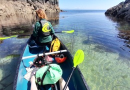 Canoeing at Rhoscolyn