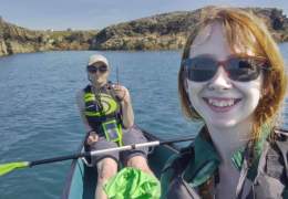 Canoeing at Rhoscolyn