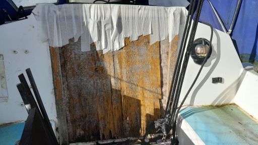 Companionway Hatch Before