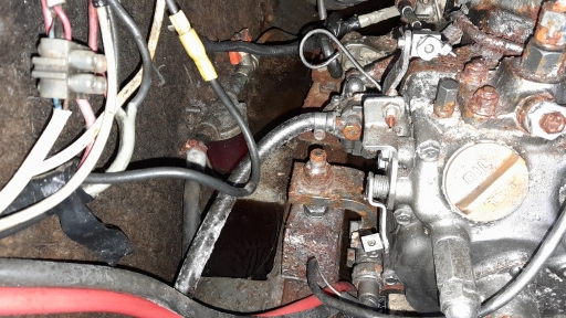Engine Bay Before View Three