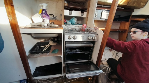 Galley Before