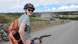 Jacob on Lon Las Cefni Cycle Route
