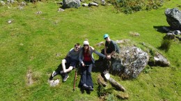 Aber Falls with a Mobility Scooter