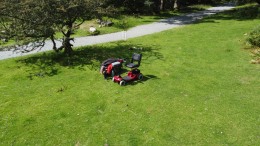 Aber Falls with a Mobility Scooter