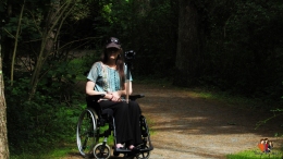 Mam and Jacob in Llyn Parc Mawr