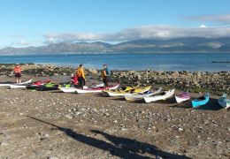 Setting off with 14 others around Ynys Seiriol / Puffin Island