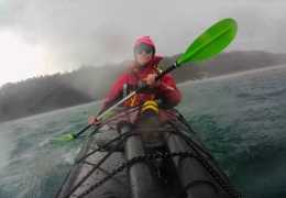Swellies in icy squall during SKA training