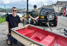 GRP Rowing Boat/Tender Conwy - Named Miranda