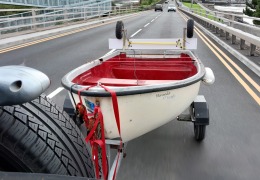 GRP Rowing Boat/Tender Conwy - Named Miranda