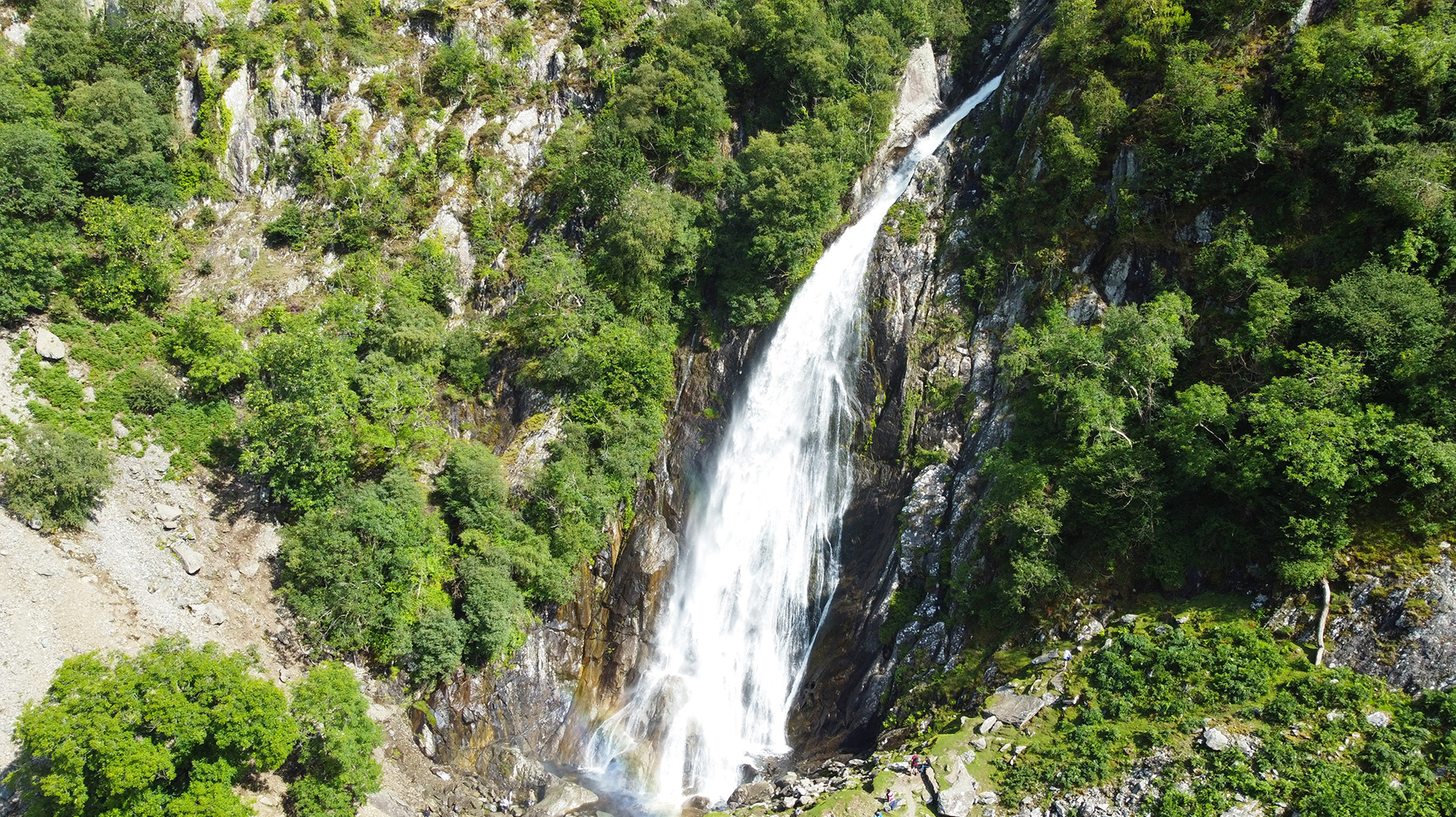 Aber Falls on a Mobility Scooter